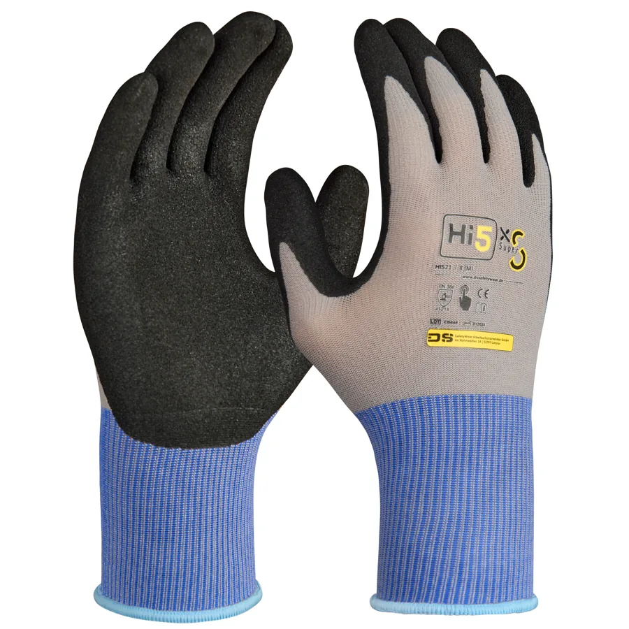 Hi5 HI521, Arbejdshandske, håndflade nitril med sandstruktur, foto 2